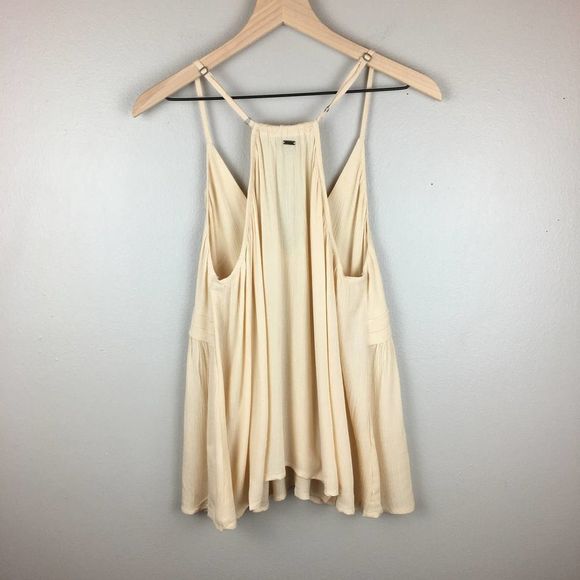 NEW O'Neill Santos Solid Top Tan XS - Picture 5 of 5